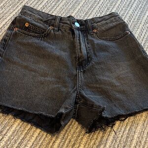 Dr. Denim Black Jean Shorts